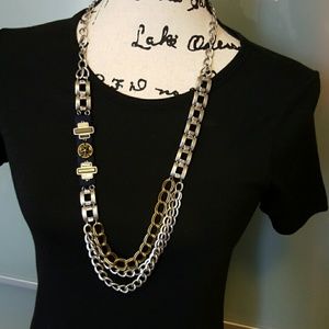 Layered Banana Republic necklace
